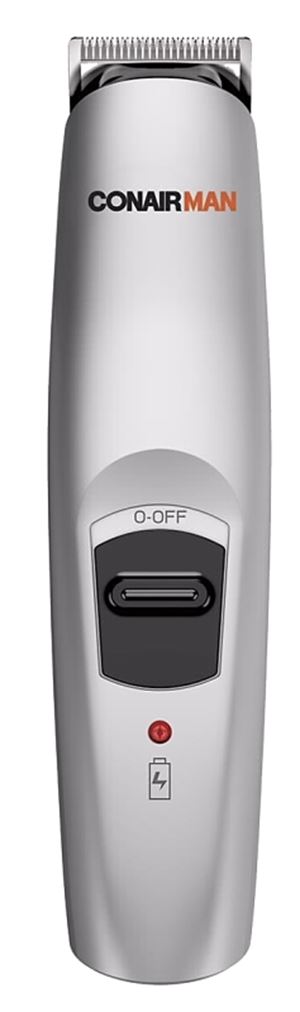 Conair GMT189CGB Beard and Mustache Trimmer, Battery, Stainless Steel Blade