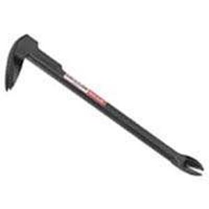 Vaughan 57030 Nail Puller, 12 in L, Flat Claw Tip, Steel, Black, 3/4 in Dia, 3 in W