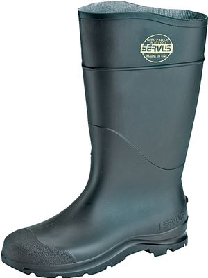 Servus 18821-7 Non-Insulated Knee Boots, 7, Black, PVC Upper, Insulated: No