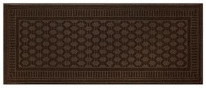 Multy Home 1005046 Embossed Mat, 5 ft L, 2 ft W, 0.16 in Thick, Andor Pattern, Polyester Rug, Black