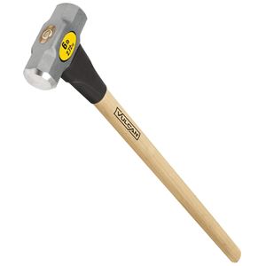 Vulcan 34512 Hammer, 6 lb Head, Sledge, Forged Milled Head, Steel Head