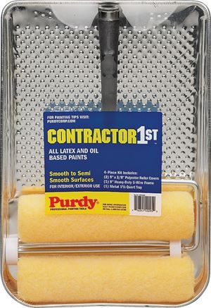 Purdy 140810200 Roller and Tray Kit, Yellow