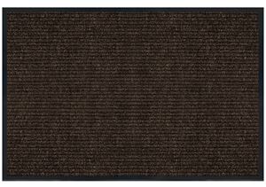 Multy Home 1005375 Non-Slip Utility Mat, 3 ft L, 2 ft W, Tri-Rib Pattern, Polypropylene Rug, Tan