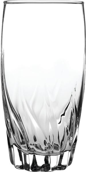 Anchor Hocking 84603L13 Central Park Tumbler, 17 oz Capacity, Glass, Clear, Dishwasher Safe: Yes, Pack of 4