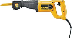 DEWALT DWE304 Reciprocating Saw, 10 A, 1-1/8 in L Stroke, 2800 spm, Includes: (1) Instruction Manual