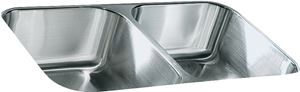 Sterling McAllister Series 11406-NA Kitchen Sink, Rectangular Bowl, 18 in OAW, 32 in OAH, 8-1/16 in OAD, Stainless Steel