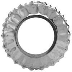 Selkirk 104810 Storm Collar, 4 in Vent Hole, Galvanized Steel