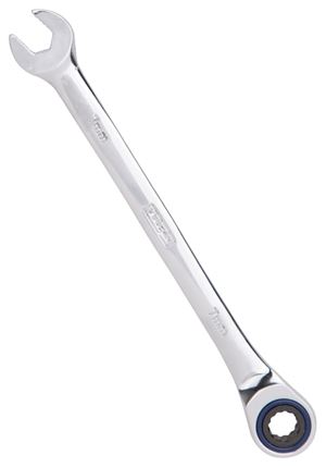 Vulcan PG7MM Combination Wrench, Metric, 7 mm Head, Chrome Vanadium Steel, Polished Mirror