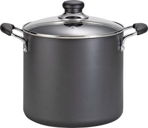 T-fal B3626274 Stock Pot, 12 qt Capacity, Aluminum, Pack of 2