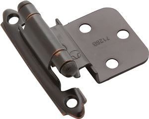 Amerock BPR3428ORB Hinge, 3/8 in Inset, Oil-Rubbed Bronze