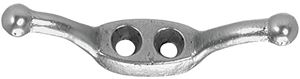 Campbell 4015 Series T7655412 Rope Cleat, Nickel, Pack of 10