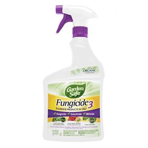 Garden Safe HG-93215 Ready-to-Use Fungicide, Liquid, Sour Garlic, Milky White, 32 fl-oz