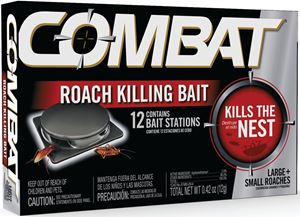 Combat 1748129/ 99774 Roach Killer Bait, Pack of 12