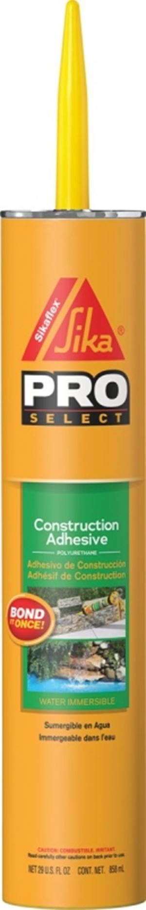 Sika 505423 Construction Adhesive, Gray, 29 oz, Cartridge