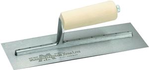 Marshalltown 12 Drywall Trowel, 4-1/2 in W Blade, 11 in L Blade, HCS Blade, Straight Handle, Hardwood Handle