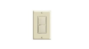 Leviton C21-05679-00I Rocker Switch, 15 A, 120/277 V, SPST, Lead Wire Terminal, Polyester/Thermoplastic Housing Material