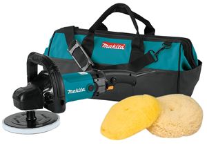 Makita 9237CX3 Polisher, 10 A, 5/8-11 Spindle, 0 to 3200 rpm Speed, Loop Handle, Electronic Control