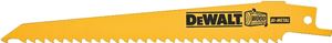 DeWALT DW4846 Reciprocating Saw Blade, 3/4 in W, 8 in L, 10/14 TPI