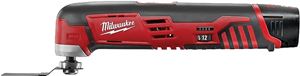 Milwaukee 2426-22 Series Multi-Tool Kit, Battery Included, 12 V, 1.5 Ah, 5000 to 20,000 opm, Variable Speed Control