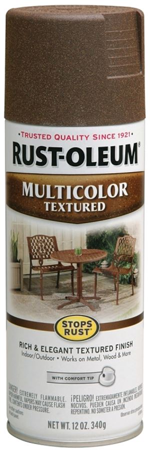 Rust-Oleum 223523 Spray Paint Textures, Textured, Autumn Brown, 12 oz, Can