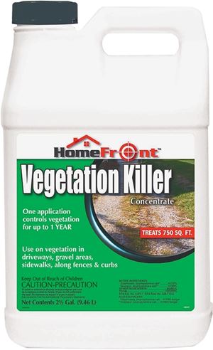 HomeFront 105141 Vegetation Killer, Liquid, Amber/Light Brown, 2.5 gal