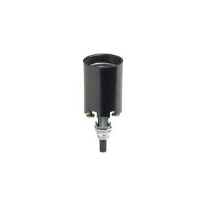 Leviton 4155-51 Lamp Holder, 250 V, 660 W, Phenolic Housing Material, Black