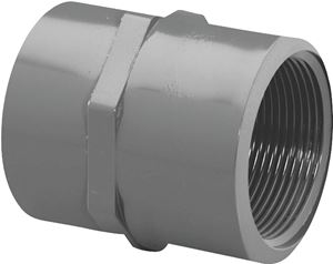 Lasco 835012BC Pipe Adapter, 1-1/4 in, Slip x FIP, PVC, SCH 80 Schedule