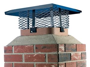 Shelter SCADJ-S Adjustable Chimney Cap, Steel, Black, Powder-Coated, Fits Duct Size: 19-1/4 x 9-1/4 x 19-1/4 in