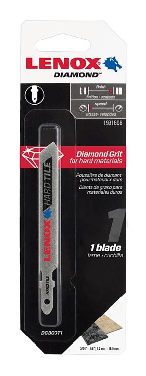 Lenox Diamond 1991606 Jig Saw Blade, 3/8 in W, 3-1/2 in L