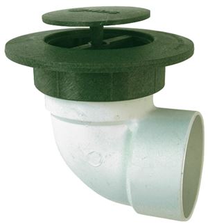 NDS 422G Pop-Up Drain Emitter with Elbow and UV Inhibitor, Polyethylene