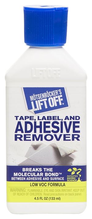 Motsenbocker's Lift Off 407-45 Adhesive Remover, Liquid, Pungent, Clear, 4.5 oz, Bottle