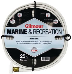 Gilmour 884251-1001 Safe Hose, 1/2 in ID, 25 ft L, White