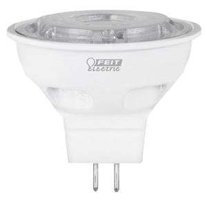 Feit Electric BPBAB/930CA/3 LED Lamp, Track/Recessed, MR16 Lamp, 20 W Equivalent, GU5.3 Lamp Base, Dimmable, Clear