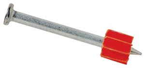 Ramset 1512 Drive Pin, 0.145 in Dia Shank, Steel, Zinc, 100/PK