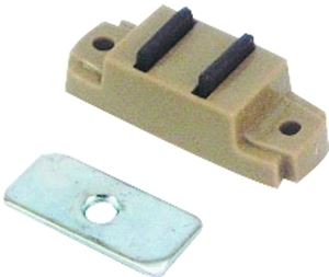 US Hardware WP-9173C Door Catch, Plastic/Steel