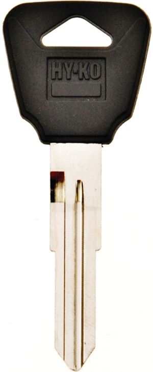 Hy-Ko 12005HD96 Automotive Key Blank, Brass/Plastic, Nickel, For: Honda Vehicle Locks, Pack of 5