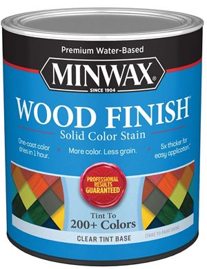 Minwax 117310000 Wood Stain, Solid Stain, Clear Tint, Liquid, 32 fl-oz, Pack of 4