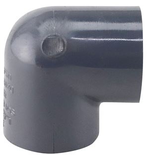 Lasco 808007BC Pipe Elbow, 3/4 in, FIP, 90 deg Angle, PVC, SCH 80 Schedule