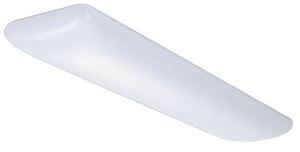 Metalux WSC232R Fluorescent Softside Cloud, 120 V, 2-Lamp, F32T8 Lamp Base, 2800 Lumens Lumens, Steel Fixture