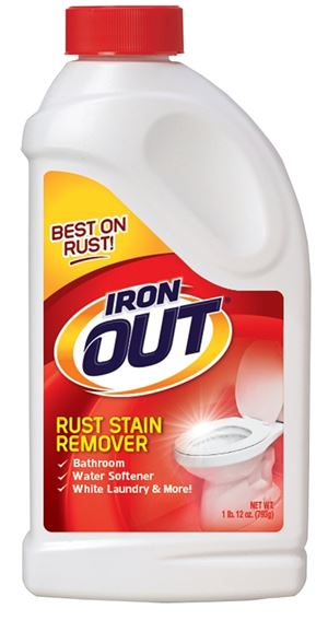 Iron OUT IO30N Rust and Stain Remover, 1 lb 12 oz, Powder, Mint, White