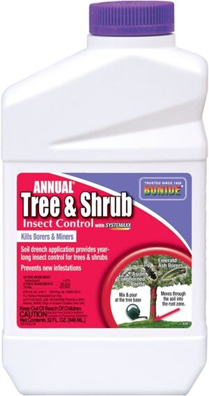 Bonide 609 Tree and Shrub Spray, Liquid, Spray Application, 1 qt Bottle