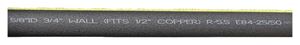 Quick R 70581T Pipe Insulation, 5/8 in ID x 2-1/8 in OD Dia, 6 ft L, Polyolefin, Charcoal, Pack of 30
