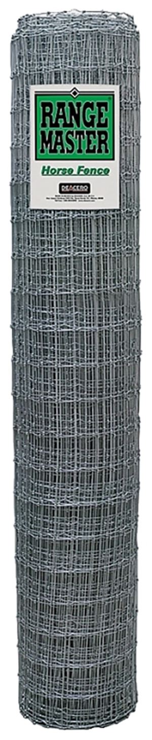 Rangemaster 6955 Horse Fence, 200 ft L, 48 in H, 12.5 ga Gauge, Galvanized