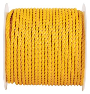 ROPE TWST POLY YEL 3/8INX400FT