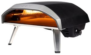 Ooni Koda 16 UU-P0AB00 Pizza Oven, 25 in W, 23.2 in D, 14.7 in H, Propane, 29,000 Btu, Carbon Steel, Black