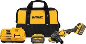 DEWALT FLEXVOLT Series DCG418X2 Brushless Grinder with Kickback Brake Kit, Battery Included, 4-1/2 in Wheel Diameter