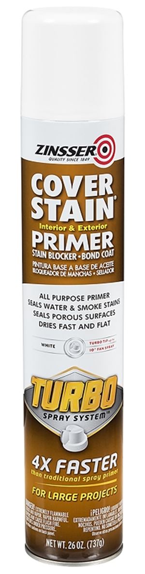 Zinsser 352066 Primer, White, 26 oz, Aerosol Can