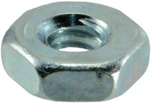 Midwest Fastener 03748 Machine Nut, Coarse Thread, 6-32 Thread, Zinc, Zinc