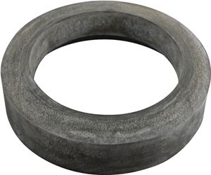 Keeney K832-3 Tank-to-Bowl Gasket, 3-1/4 in ID x 4-1/2 in OD Dia, Sponge Rubber, Gray, For: 3 in Toilet Flush Valves