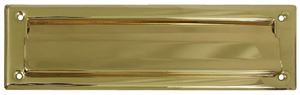 National Hardware V1911 Series N197-905 Mail Slot, 13.05 in L, 3.59 in W, Solid Brass